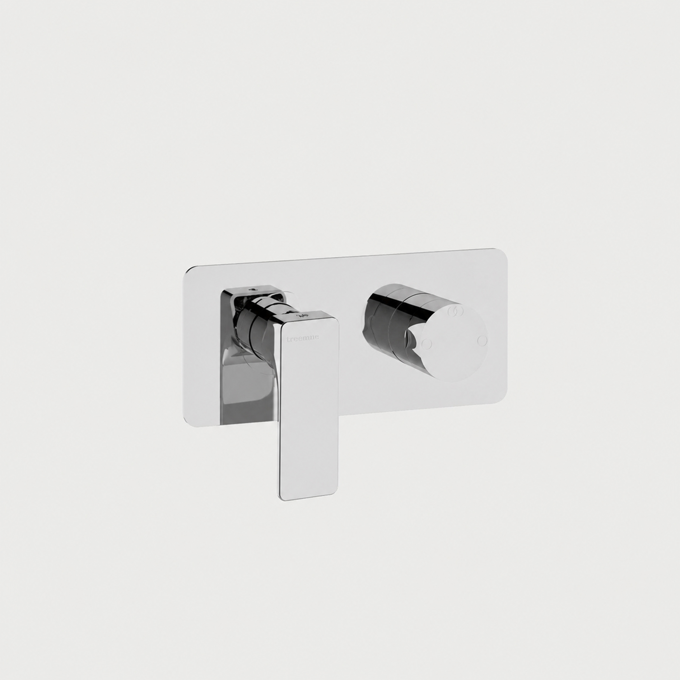 HASK Horizontal Shower/Bath LH Mixer with 2 way diverter and back plate
